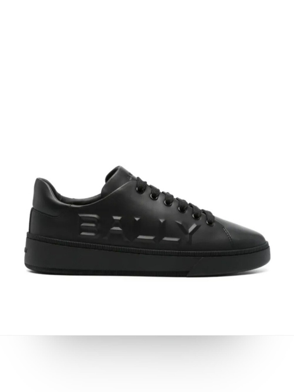 Bally Men's Raise Logo-embossed Leather Sneaker SZ 12D